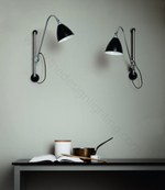 Wall design lamp  Bestlite BL5 by Gubi (White)