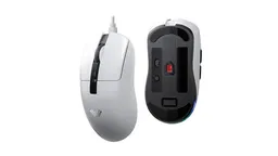 AULA SC590 Pro White — детали корпуса и управления