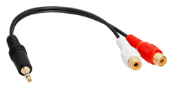 PROCAST cable A-MJ/2RCA-F Переходник 3,5 мм mini TRS Jack(m) / 2RCA (f)