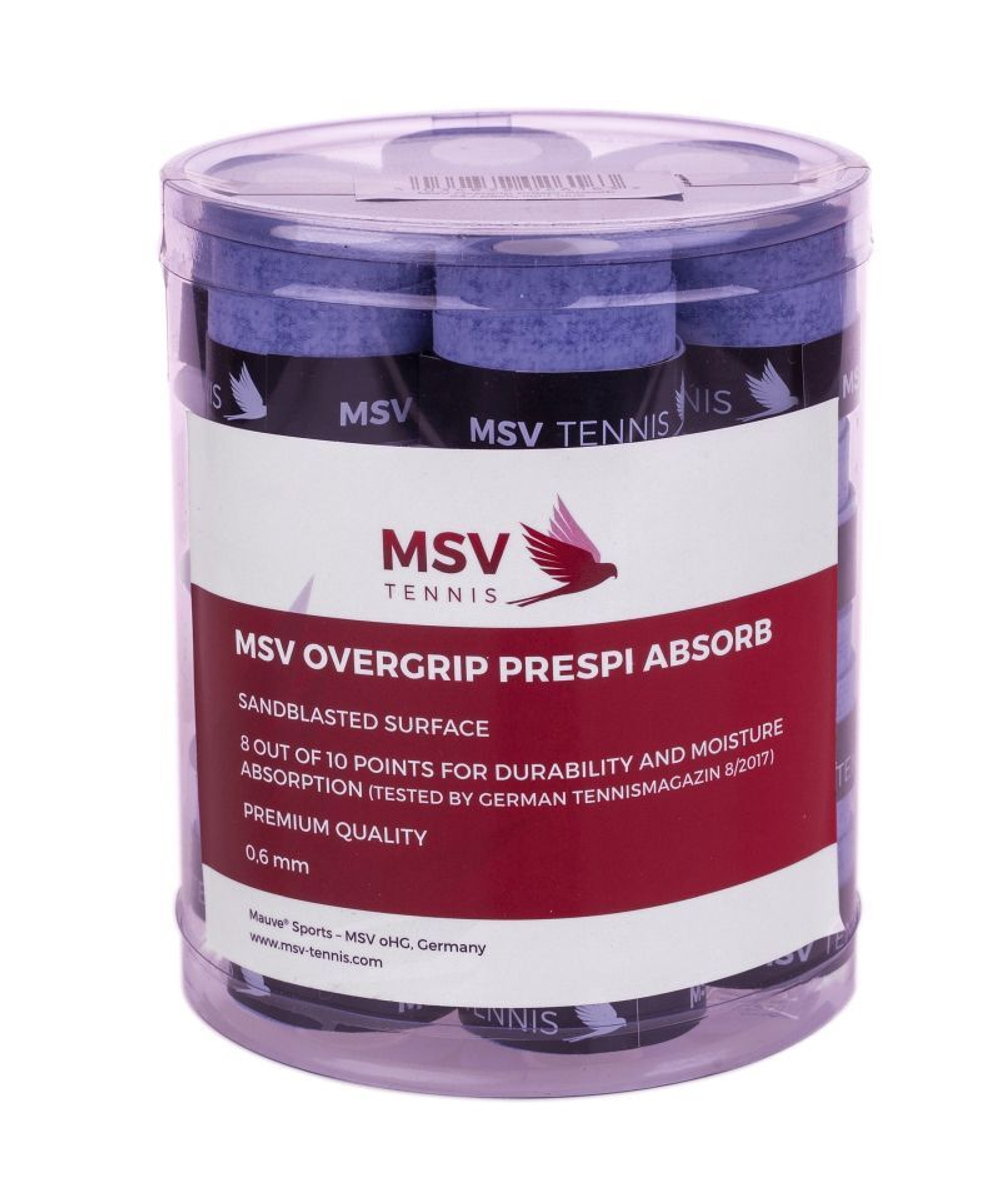 Намотки теннисные MSV Prespi Absorb Overgrip 24P - light blue