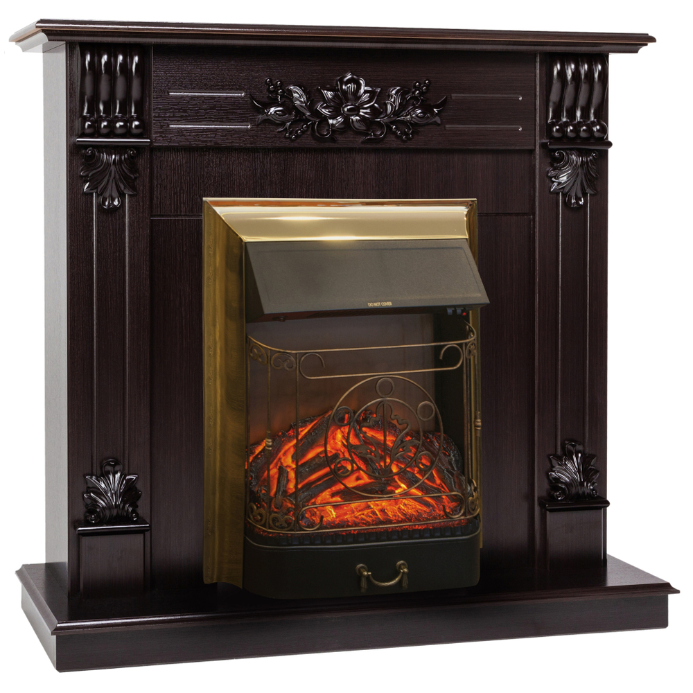 Каминокомплект Real Flame Ottawa DN с очагом Majestic Lux Brass