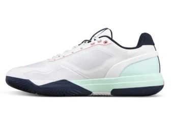 Мужские кроссовки теннисные Wilson Rush Pro 5 Clay - white/bay/fiery cor