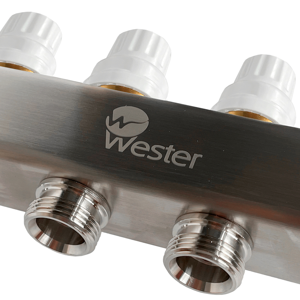 Коллектор с расходамерами 1"-3/4" - 12 вых. Wester MUFS