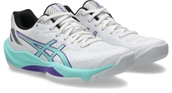Женские кроссовки для бадминтона/сквоша Asics Beyond FF 2 - white/illuminate mint