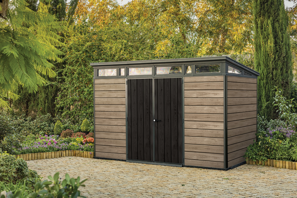 Садовый сарай Keter Signature Pent 11x7 ashwood