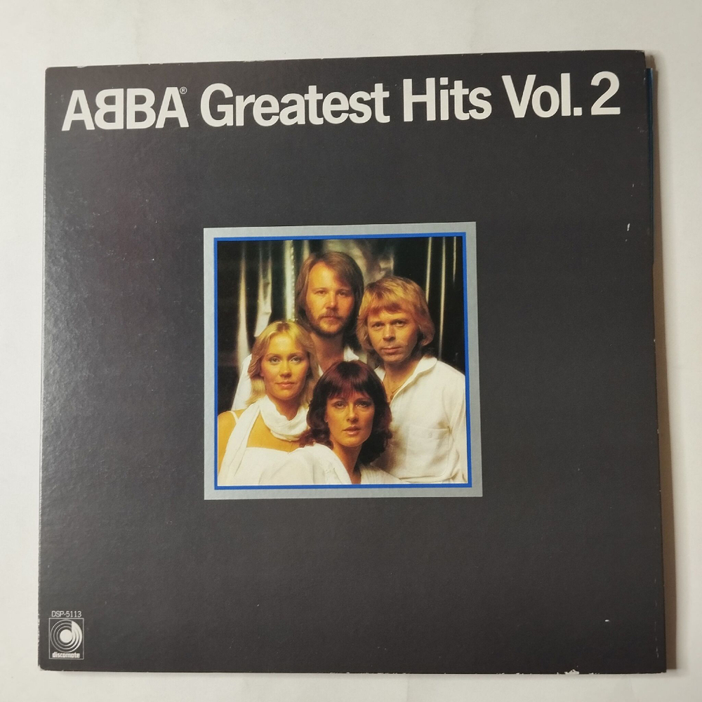 Винтажная виниловая пластинка LP ABBA АББА Greatest Hits Vol. 2 (Japan 1979) (No Obi) Take A Chance On Me