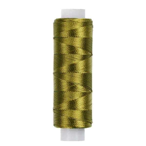 Нитки вышивальные Gamma V150/2, 10х200 ярдов, 3166 болотный