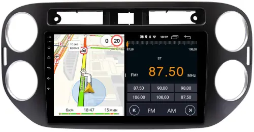 Магнитола для Volkswagen Tiguan 2011-2017 - Parafar PF488LUX1FHD на Android 13, CarPlay, 4G SIM-слот