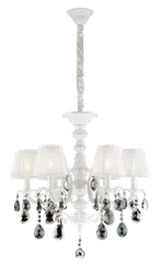 Люстра подвесная NewRgy 1075/6 SWH+SMG, 6×40 Вт, белая