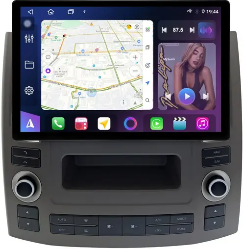 Магнитола для Infiniti FX35, FX45 S50 2006-2008 - FarCar GX877 монитор 13" 2K QLED на Android 14, S500+TS20, Быстрейшая, CarPlay, 4G SIM-слот