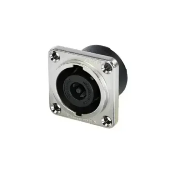 Neutrik NL8MPRXX панельный разъём Speakon male 8-контактный, квадратный фланец, металлический корпус