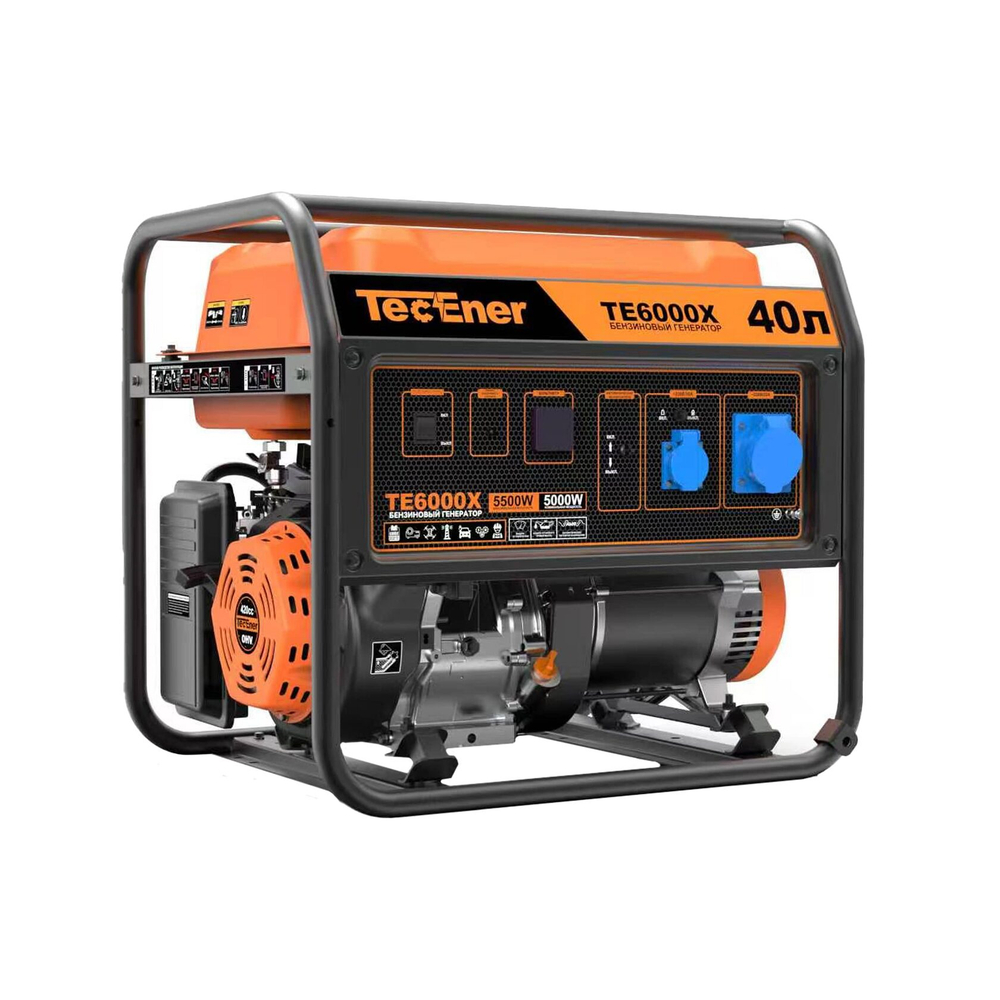 Бензиновый генератор TecEner TE6000X