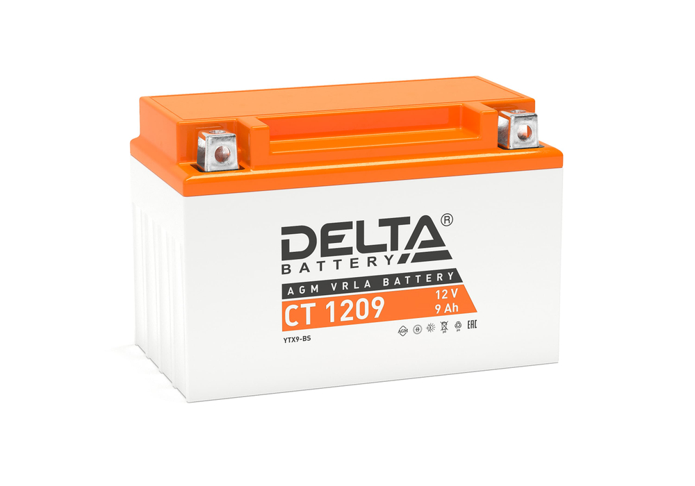 CT 1209 Delta Аккумулятор герметичный свинцово-кислотный стартерный