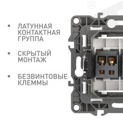 Розетка ЭРА Серия 12 12-3112-01 аудио двойная IP20 белый | Эра 12