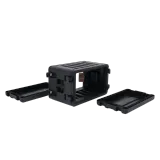 Ударопрочный пластиковый Рэковый кейс 6 юнитов KZCASE@RACK6U30