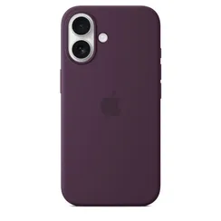 Чехол Silicone Case MagSafe для iPhone 16 Фиолетовый