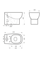 Бачок унитаза SANITA LUXE INFINITY (140 мм) INFSLFT01