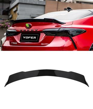 Спойлер Yofer Toyota Camry 70/75 2018-2023 чёрный глянец
