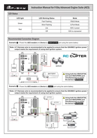 Модуль FrSky Advanced Engine Suite (AES) для системы зажигания