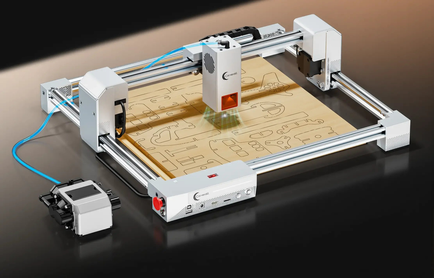 X1Pro оснащен воздушным насосом.