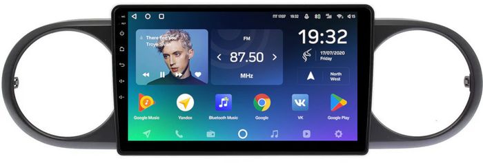 Магнитола для Toyota Corolla Rumion 2007-2016 - Teyes CC2 PLUS монитор 9" QLED, Android 10, Быстрая, SIM-слот