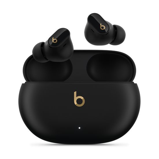 Beats Studio Buds + беспроводные наушники с шумоподавлением, черный/золотой
