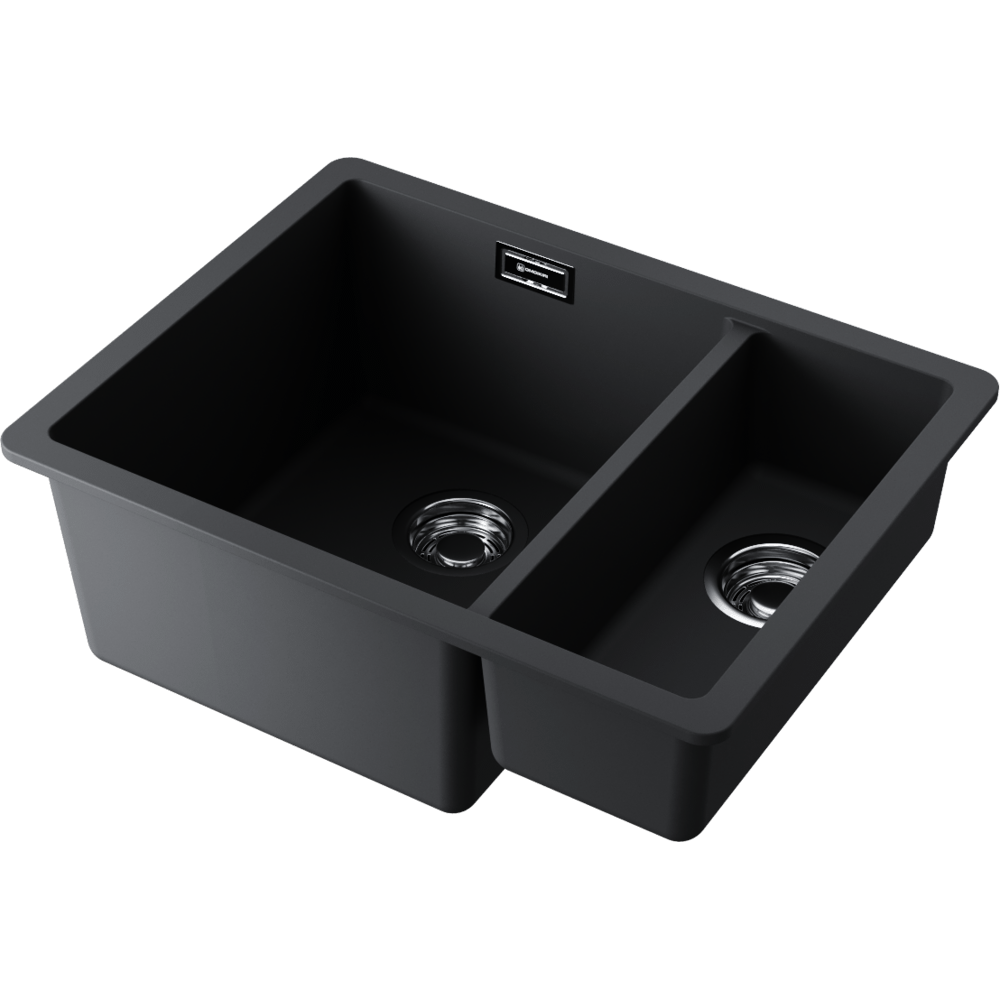 Мойка Omoikiri Kata 55-2-U-BL Artgranit/черный