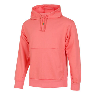 Мужская кофта теннисная Nike Dri-Fit Court Heritage Fleece Hoody Men - Coral