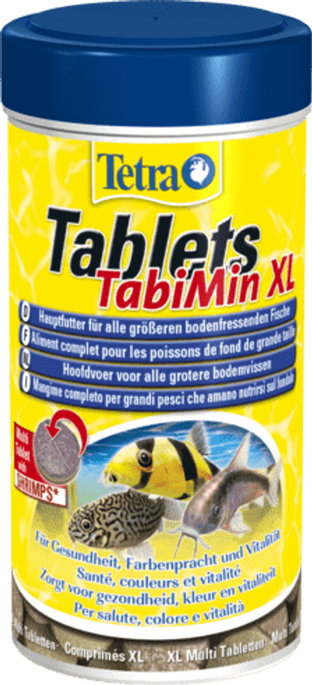 TetraTabletsTabiMin XL корм для всех видов донных рыб в виде крупных двухцветных таблеток 133 таб. TetraTabletsTabiMin XL корм для всех видов донных рыб в виде крупных двухцветных таблеток 133 таб.