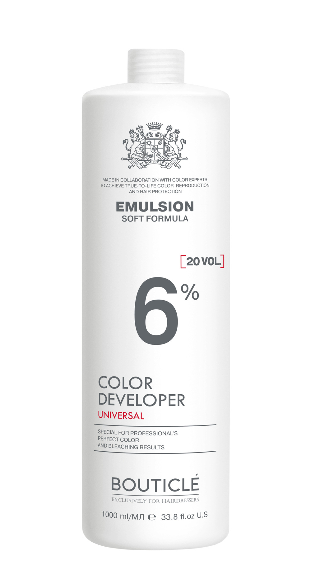 Оксидант-лосьон 6% - “Bouticle color developer" 1000 мл