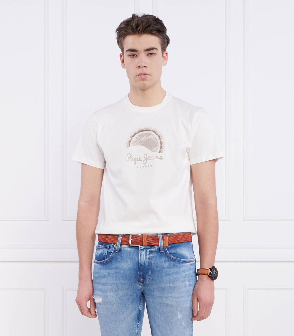 Футболка RICHMOND Pepe Jeans London - кремовый(PM508698)