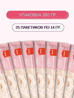 Wanpy Cat Лакомство для кошек "нежное пюре" из тунца и креветками 25 шт х14 г