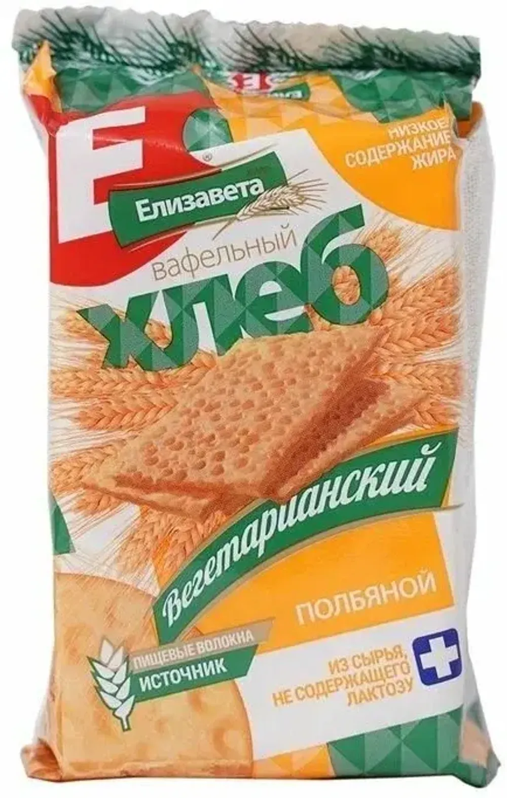 Вафельный хлеб Елизавета вегетарианский ячменный 80г