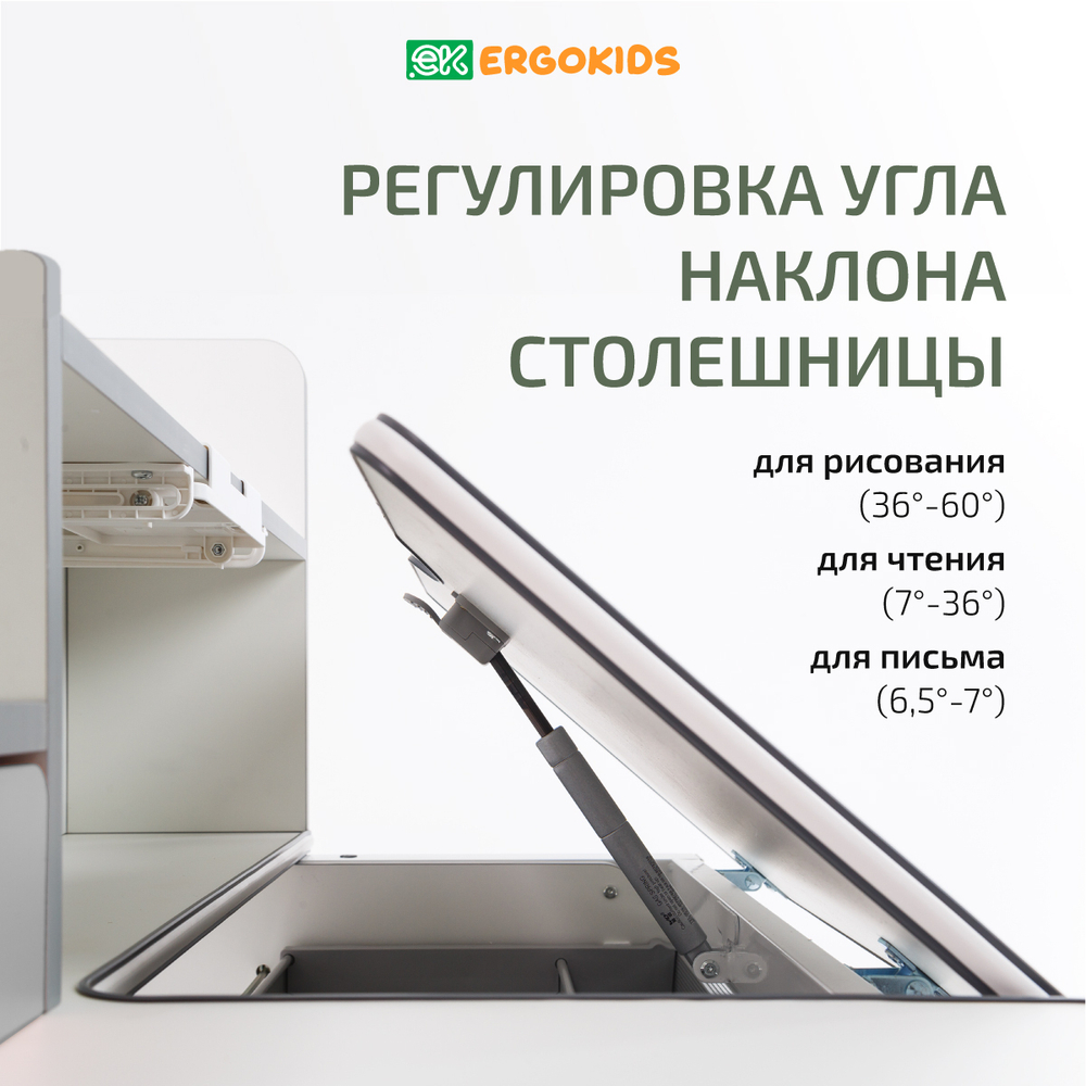 Стол письменный для школьника Ergokids Florida Multi