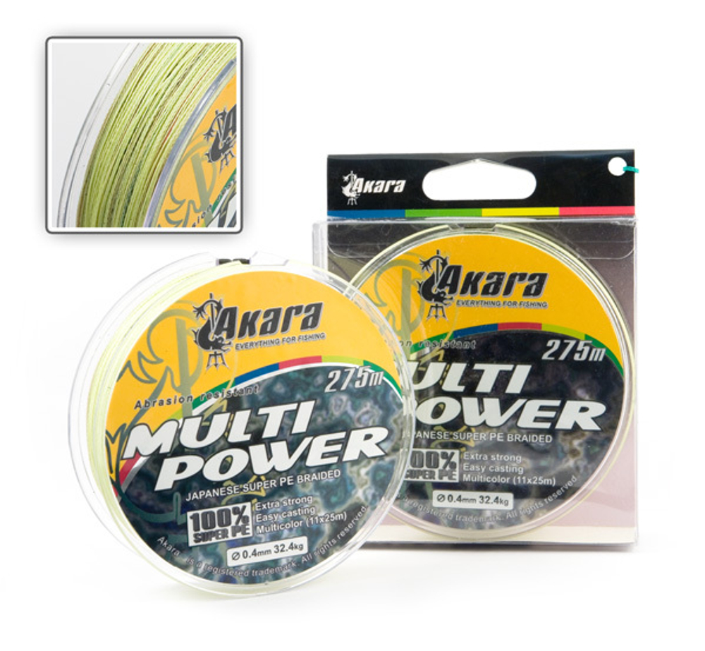 Шнур Akara Multi Power 275 м 0,60
