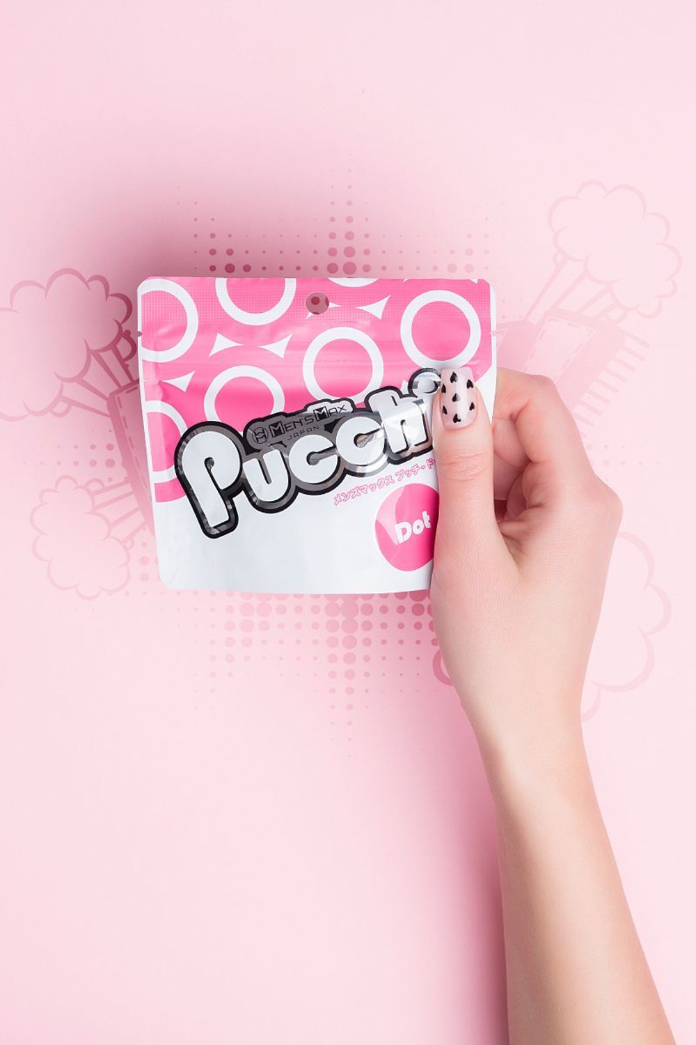 Компактный мастурбатор Pucchi Dot (Цвет: белый)