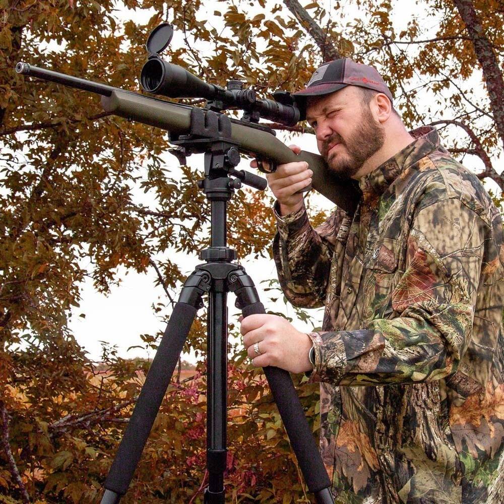 Тактическая опора для ружья Kopfjager с держателем (K700 AMT Tripod with Reaper Grip) KJ85001K - алюминий
