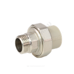 Муфта PP-R комбинированная разъемная серая Дн 20х3/4" НР VALFEX 10156120Г