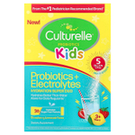 Culturelle, Kids, пробиотики и электролиты, Hydration Super Duo, для детей от 3 лет, со вкусом клубничного лимонада, 30 пакетиков по 1,7 г (0,06 унции)