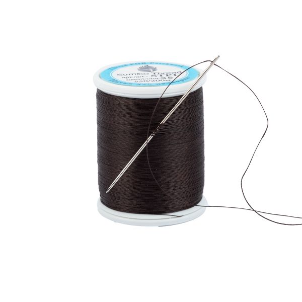Нитки для пэчворка SumikoThread 200 м, (219 ярд), 35 шоколадный