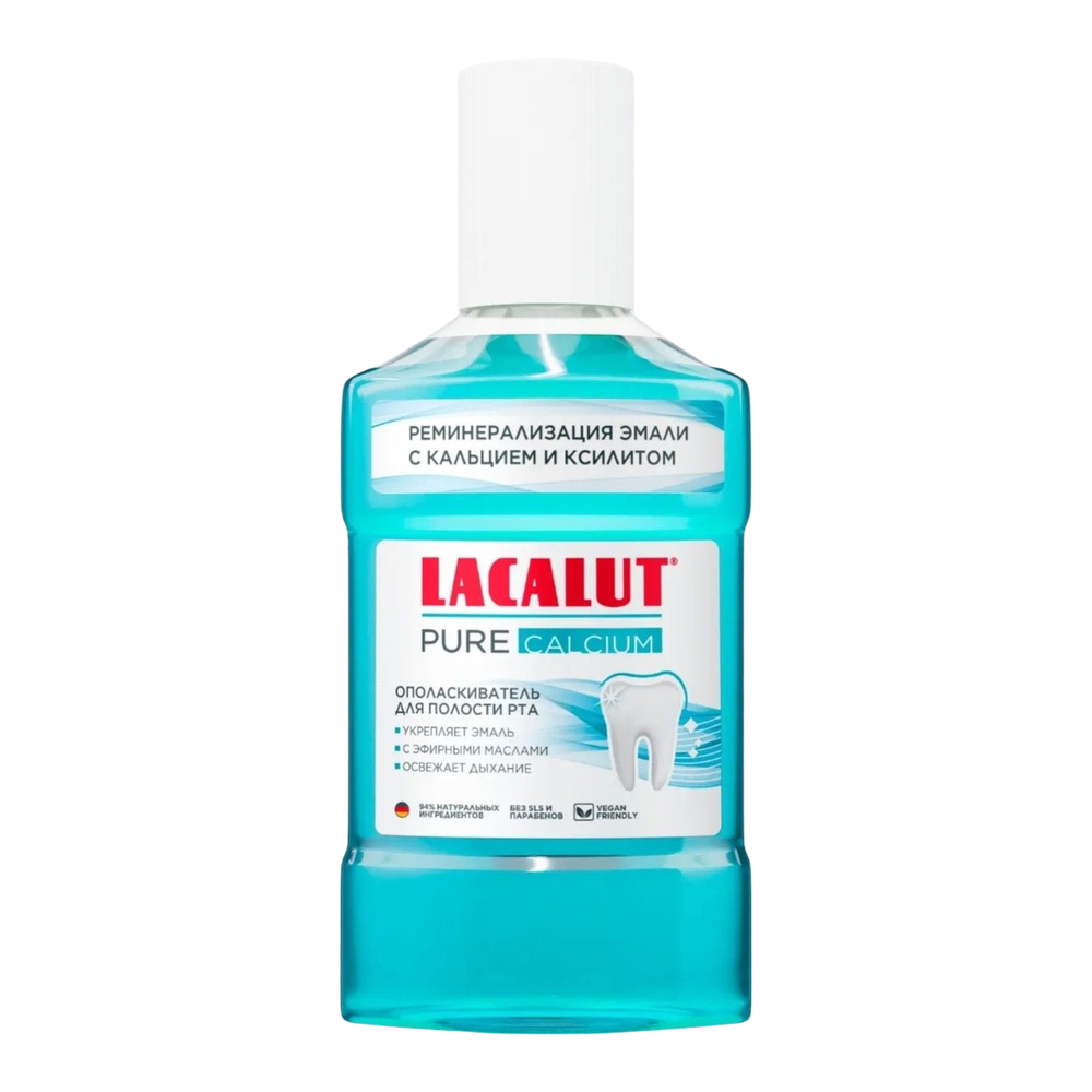 tc.Lacalut Pure Calcium Ополаскиватель для полости рта, 250 мл 6шт/уп