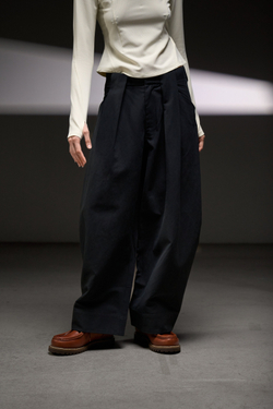Брюки Blue Monte Pleated Casual Pants "Dianchi Night Darkness" Women’s