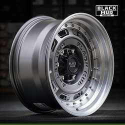 Диск колёсный литой BLACK MUD M580C R17 8,5 ET0 Matte Gunmetal/Machine Lip