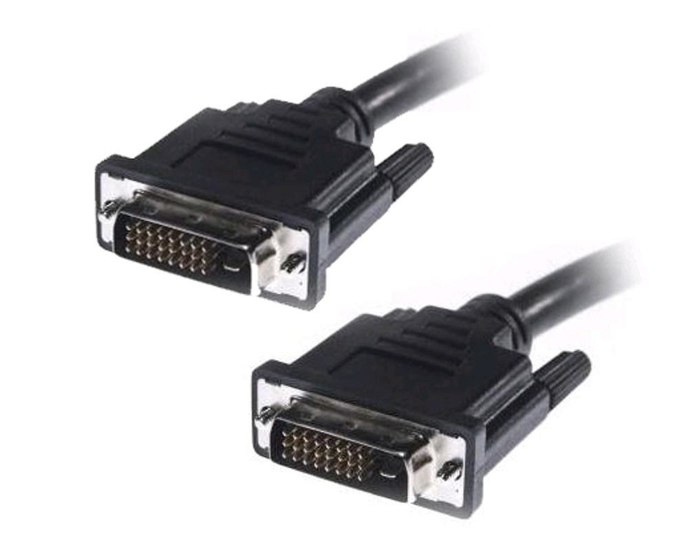 Кабель-переходник (активный) BaseTech / DVI-D(25M)-DVI-D(25M) / 1.8 м- DVI-D(25M)-DVI-D(25M)- 1.8 м