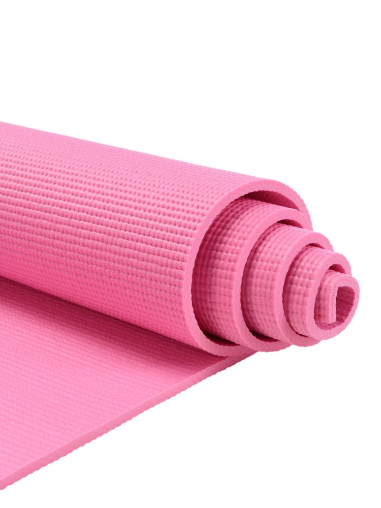 Коврик для фитнеса и йоги YM03-PVCYO-Pink 173 х 61 х 0,6 см