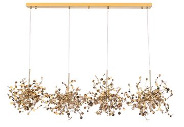 Подвесная  люстра G9 LED Garden SP3х4 L1600 Gold золото Crystal Lux