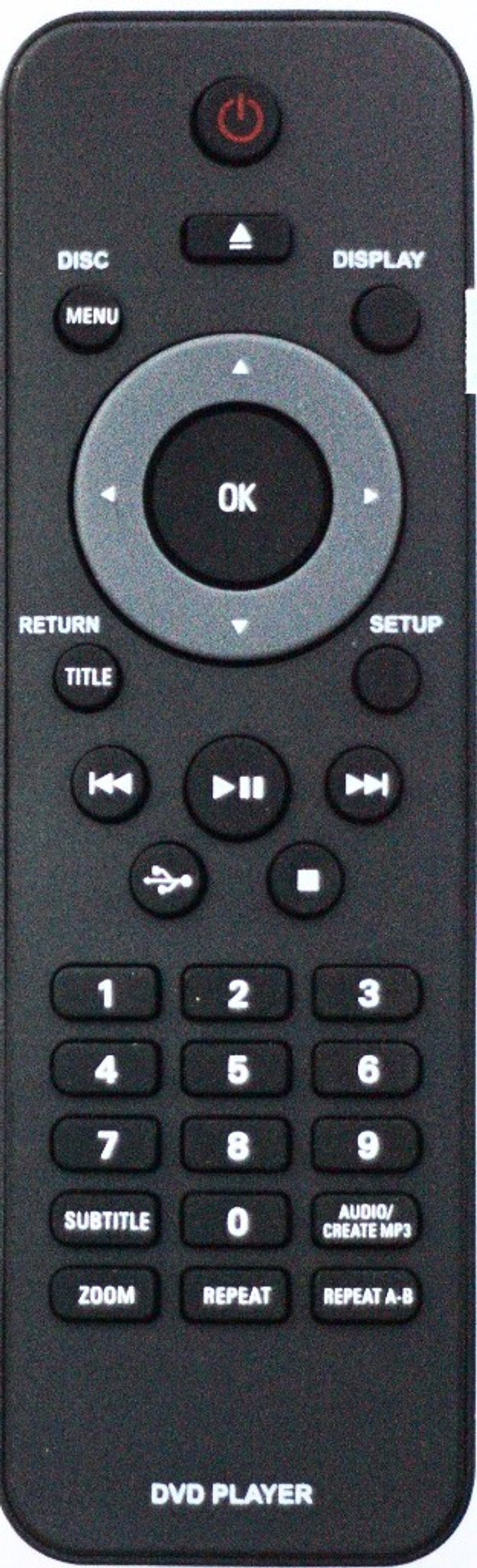 Пульт ДУ для PHILIPS RC2422 5490 1932 DVD с USB / RC242254901932(1932)