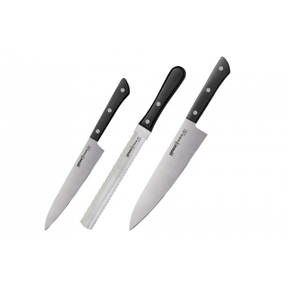 Набор из 3-х ножей Samura Harakiri SHR-0230B/K