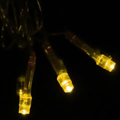 Гирлянда для дома 9,5м 100 СД-ламп, прозрач.пров.,8 реж, 220В, IP-20, Теплый белый (возможность соединения)