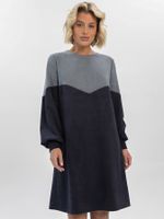 Платье Игра на контрасте (синее) П16405-1М LT Collection